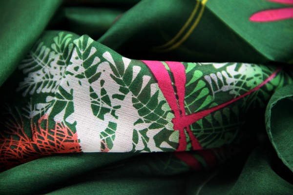 Foulard soie Mae Hong song Foulard soie Mae Hong song