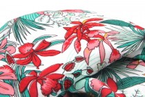 Echarpe en coton Bougainville Echarpe et foulard motifs exotiques et japonais du Japon à fleurs