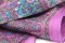 Foulard violet en soie femme