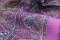 Foulard violet en soie femme