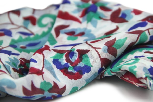 Foulard en soie Pondichéry Foulard en soie Pondichéry
