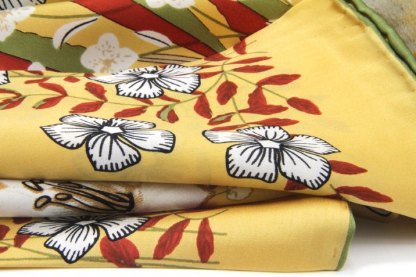 Large Japanese silk square Large Japanese silk square