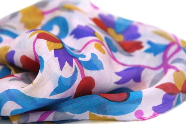 Foulard en soie du Gange Foulard en soie du Gange