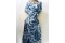 Foulard bleu ciel pastel pale en soie