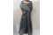 Scarf in black linen