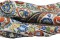  Foulard femme en soie imprimée motif cachemire