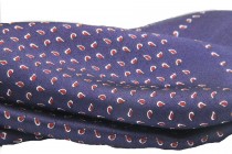 Carré en soie Venezia Foulard soie noir et blanc femme