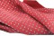 Foulard carre soie rouge