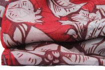 Foulard en soie Bornéo Foulard soie fleuri