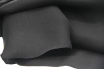 Étole en soie  noire Etole noire en soie