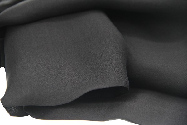 Black silk stole