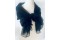 Black silk stole