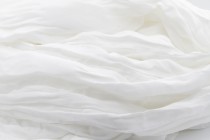 Chèche en coton Blanc Chèche blanc uni 100% coton