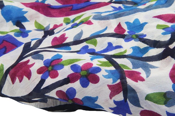 New Delhi Silk Scarf