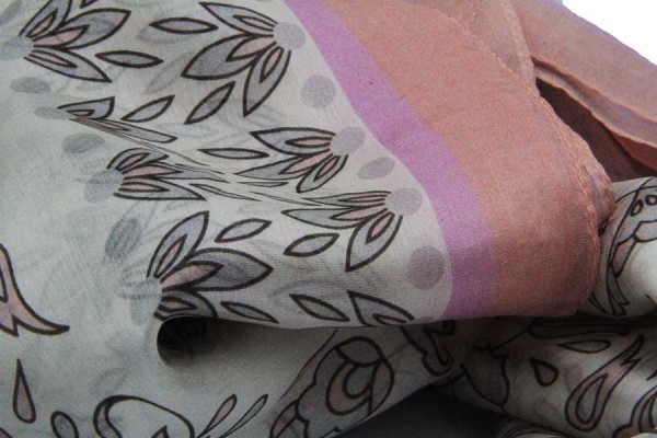 Foulard en soie Bohème chic Foulard en soie Bohème chic