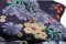 Foulard imprimé fleur floral en soie