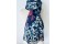 Foulard imprimé fleur floral en soie