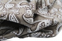Carré en soie du Tibet Foulard vintage années 60 et 70