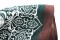  Foulard femme en soie imprimée motif cachemire