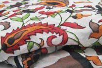 Foulard en soie Cooch Behar Foulard long en soie