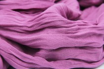 Chèche en coton Parme Echarpe foulard parme en coton