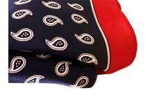 Foulard carré soie rose