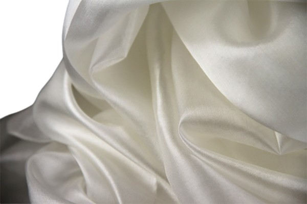 Etole en soie Blanche