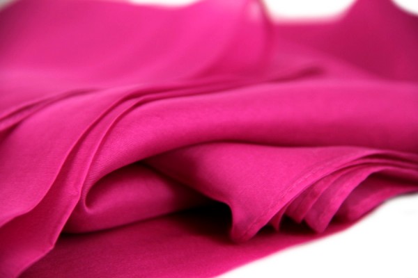 Fuchsia Silk Stole