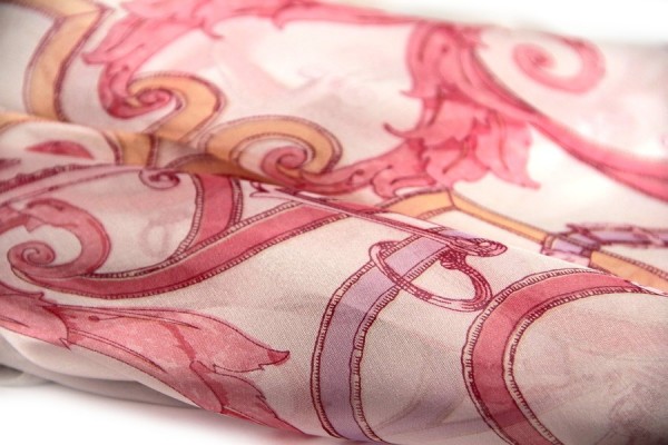 Foulard en soie Chao Praya Foulard en soie Chao Praya