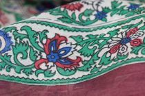 Carré en soie Shangri la Foulard en soie fleuri