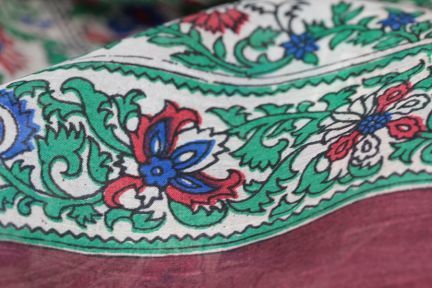 Indian silk scarf