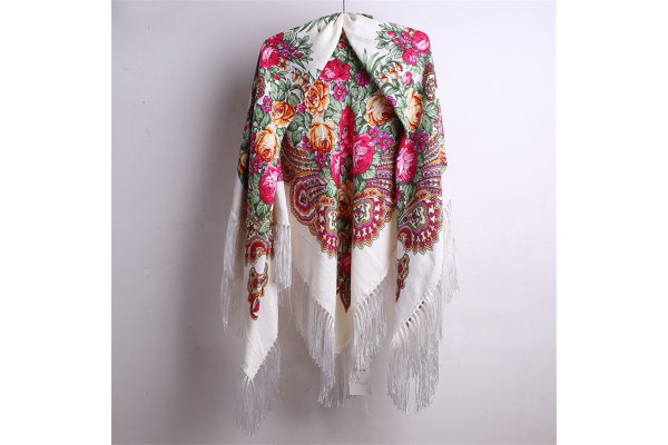 Wool and cotton shawl Kovalevskaya