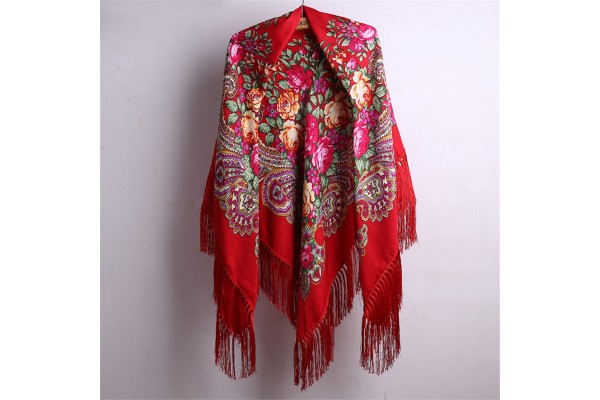 Mayakovsky wool and cotton shawl Mayakovsky wool and cotton shawl