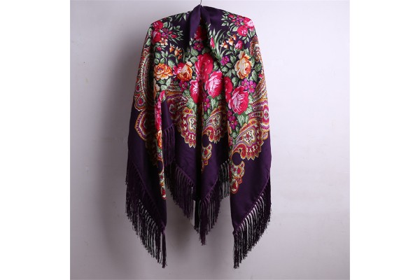 Tchaikovsky wool and cotton shawl