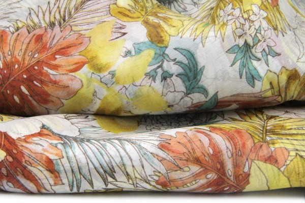 Foulard en soie Madras Foulard en soie Madras