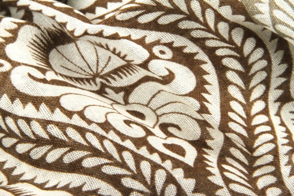 Echarpe en lin Paisley Echarpe en lin Paisley