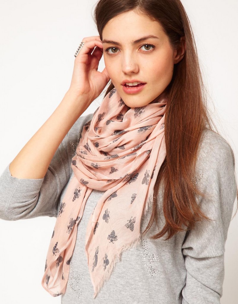 porter foulard long