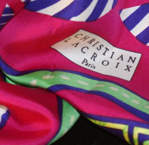 foulard de marque de luxe