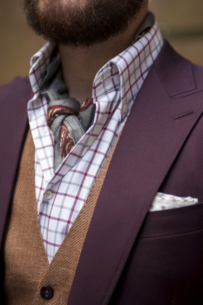 Pure soie foulard pour hommes-Luxueux Sensuel Cadeau Idéal