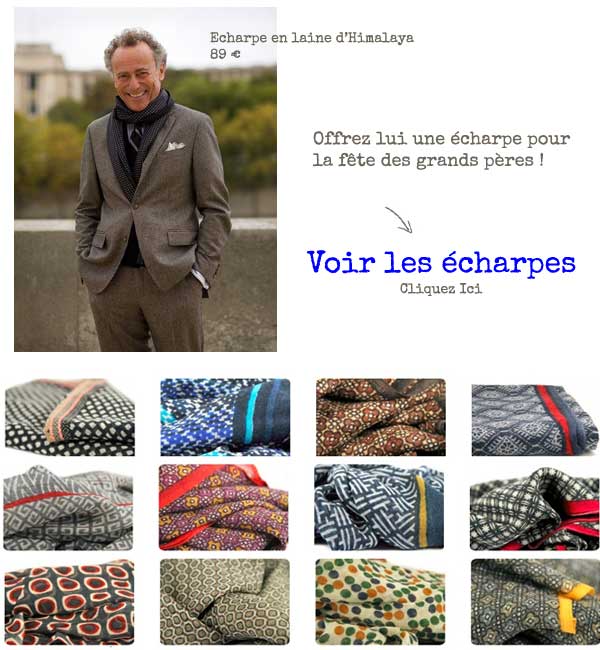 Echarpe foulard soie luxe