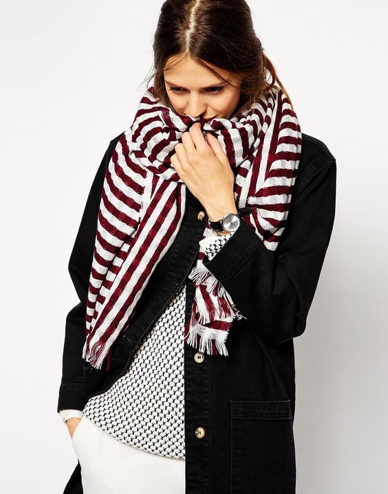 idee de look foulard femme