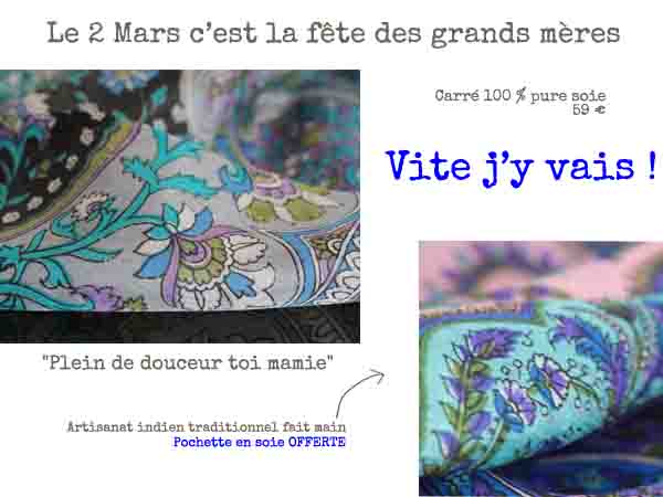 Foulard mère-fille motif Flower, Cadeau jeune maman