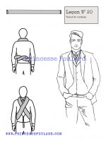 Leçon numéro 20 : Nœud de foulard costume pour homme