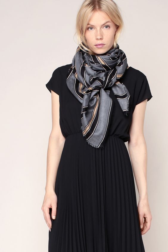 Foulard En Soie/satin Noir Pour Femme - Carré Polyvalent - Bandana, Tour De Cou, Accessoire Sac - Élégant Et Tendance