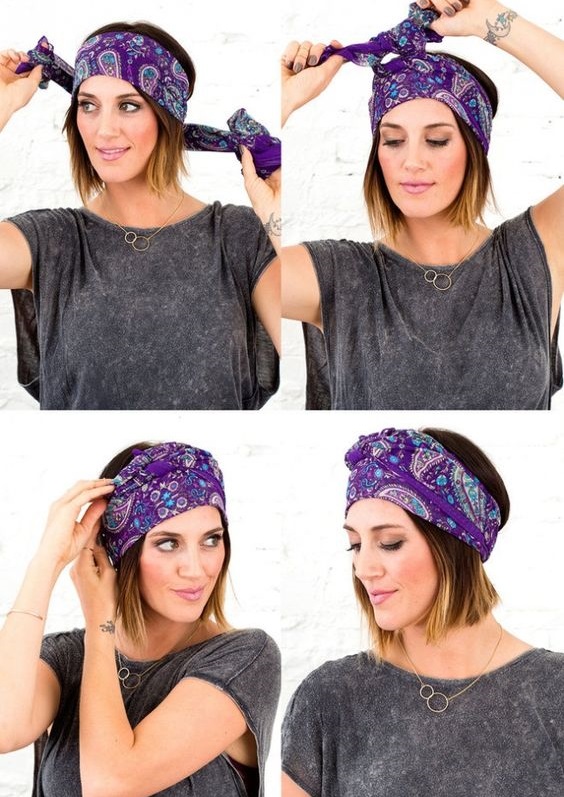 mettre un foulard femme